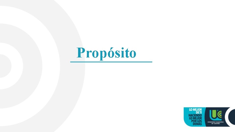Propósito 