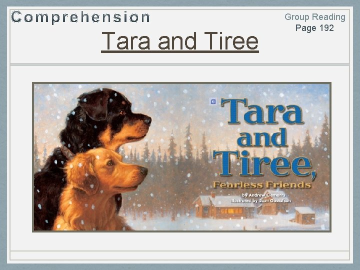 Tara and Tiree Group Reading Page 192 