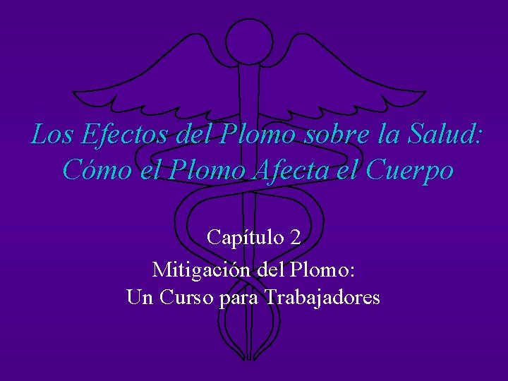 Los Efectos del Plomo sobre la Salud: Cómo el Plomo Afecta el Cuerpo Capítulo