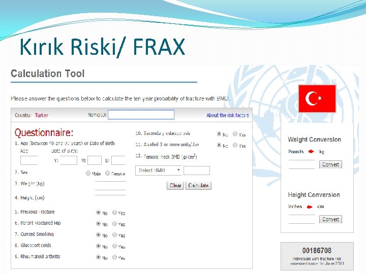 Kırık Riski/ FRAX 