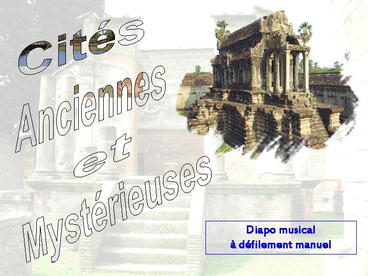 Diapo musical à défilement manuel 