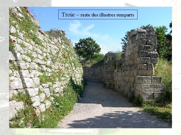 Troie – reste des illustres remparts 