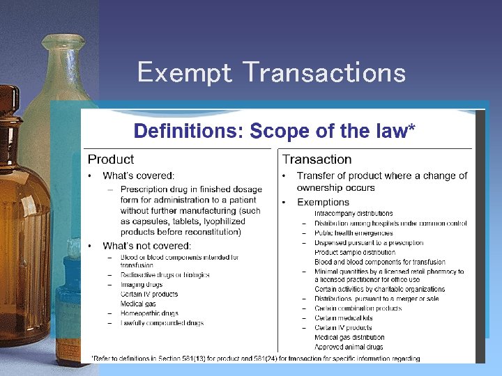 Exempt Transactions 