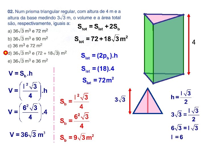 Area prisma triangular