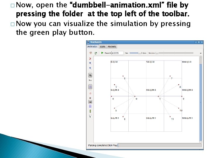 � Now, open the “dumbbell-animation. xml” file by pressing the folder at the top
