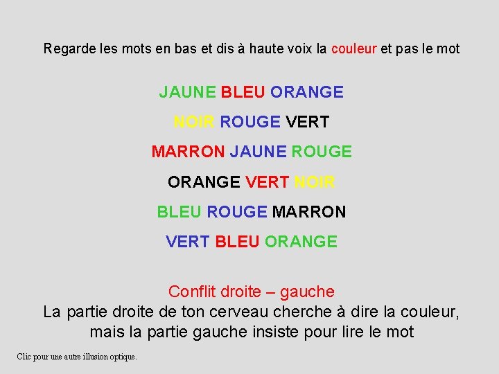Fixe Le Point Noir Tu Verras Alors Le