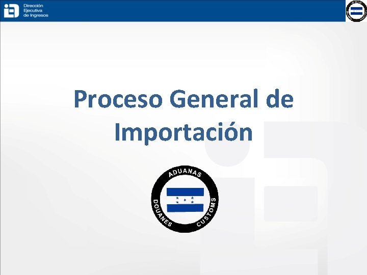 Proceso General de Importación 