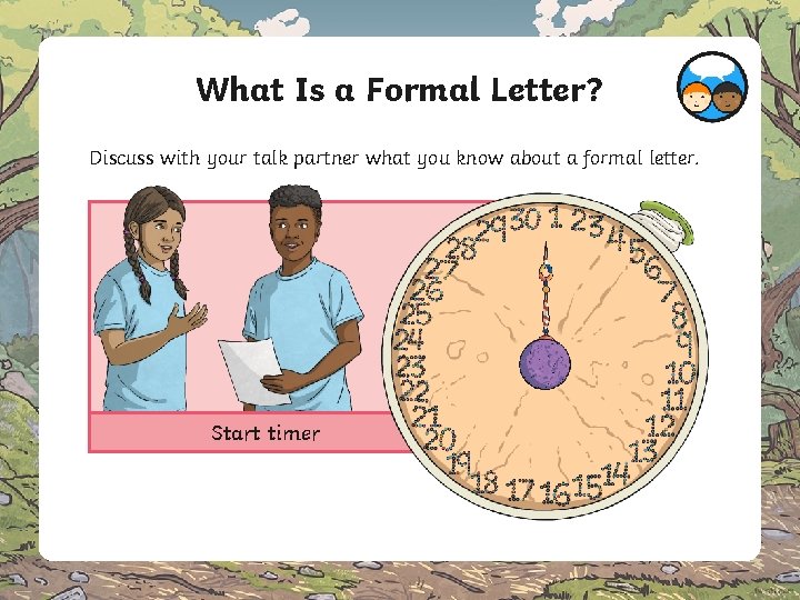 What Is a Formal Letter? Discuss with your talk partner what you know about