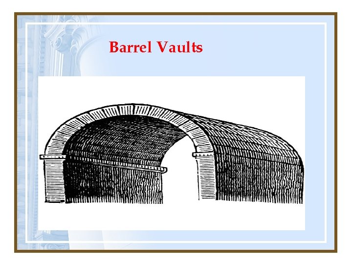 Barrel Vaults 