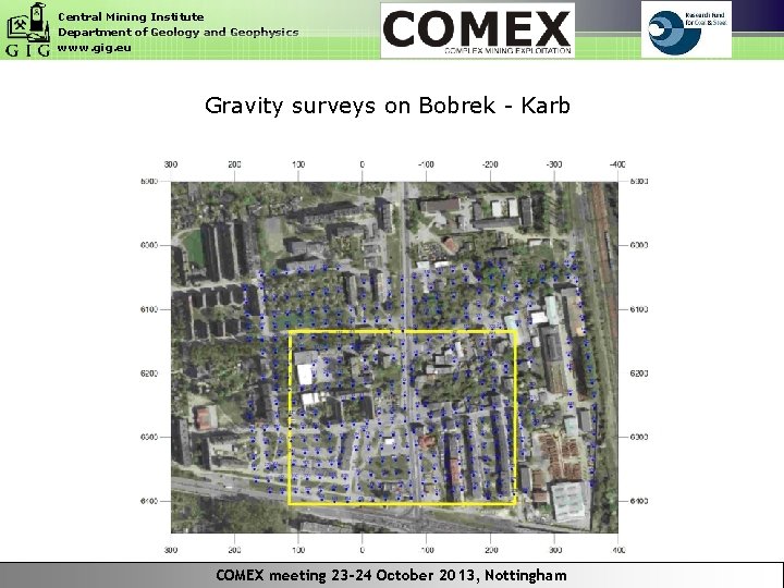 Central Mining Institute Department of Geology and Geophysics www. gig. eu Gravity surveys on