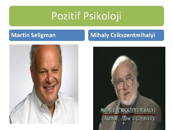 Pozitif Psikoloji Martin Seligman Mihaly Csikszentmihalyi 