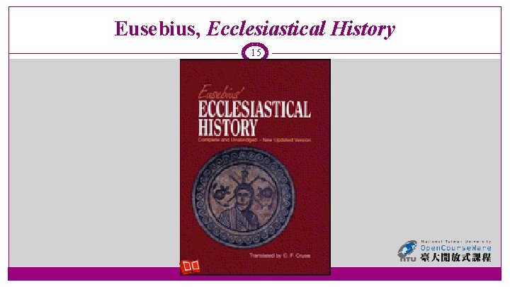 Eusebius, Ecclesiastical History 15 