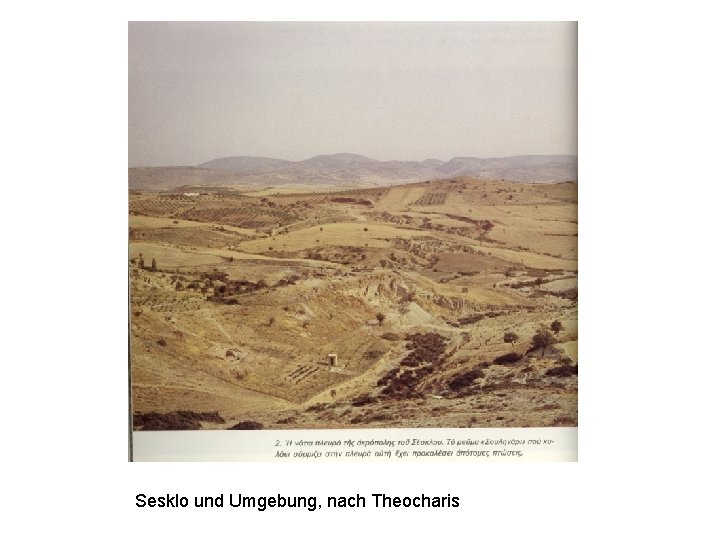 Sesklo und Umgebung, nach Theocharis 