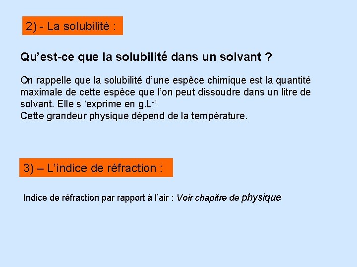 Chapitre 3 Identification despces chimiques I La technique