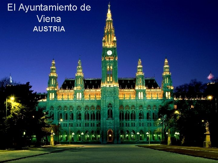 El Ayuntamiento de Viena AUSTRIA 