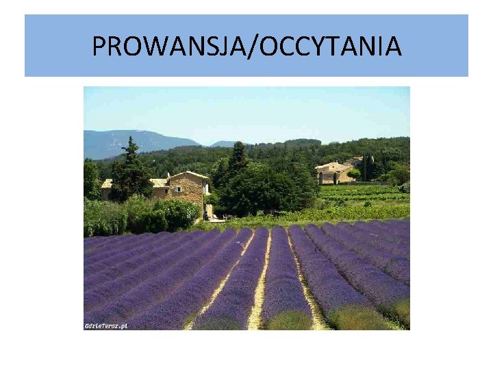 PROWANSJA/OCCYTANIA 
