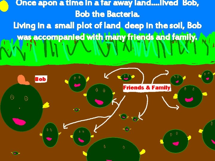 Once apon a time in a far away land…. lived Bob, Bob the Bacteria.