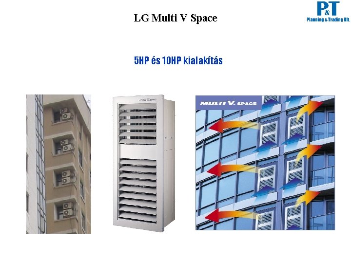 LG Multi V Space 5 HP és 10 HP kialakítás 