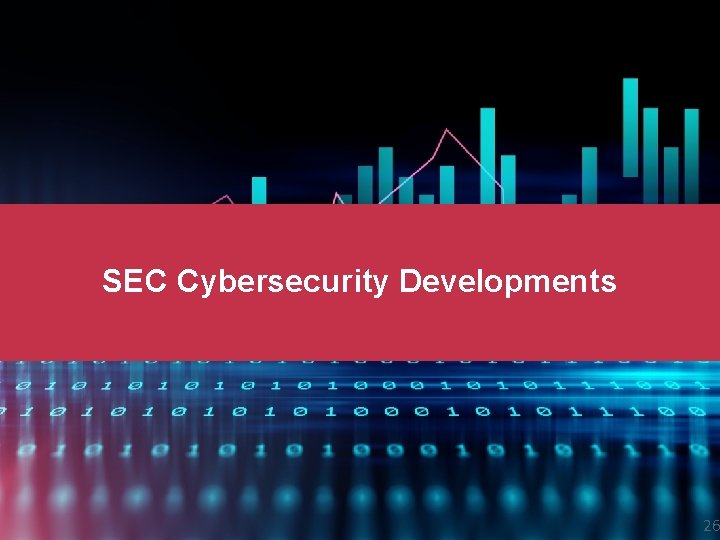 SEC Cybersecurity Developments 26 