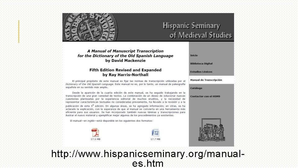 http: //www. hispanicseminary. org/manuales. htm 