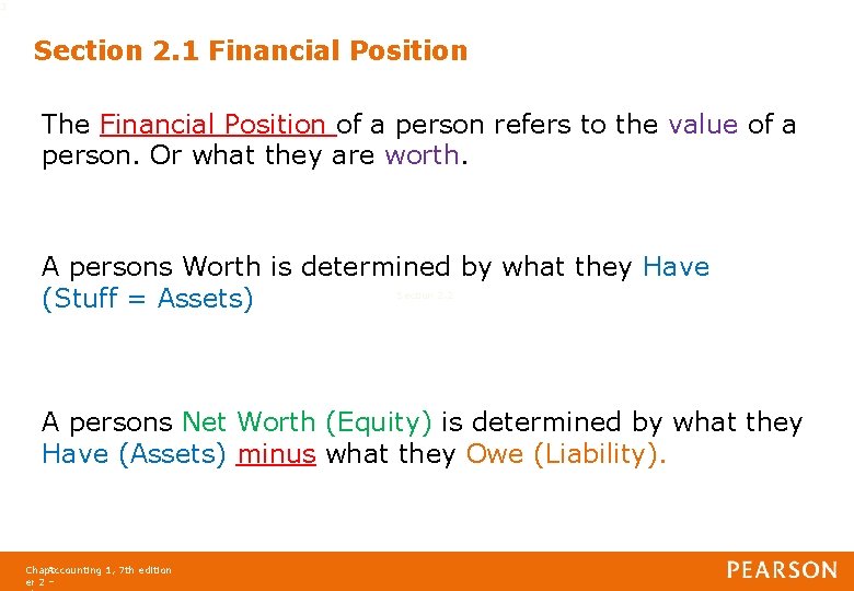 Financial Position Must Include The Balance Sheet 1 Accounting 1 7 th