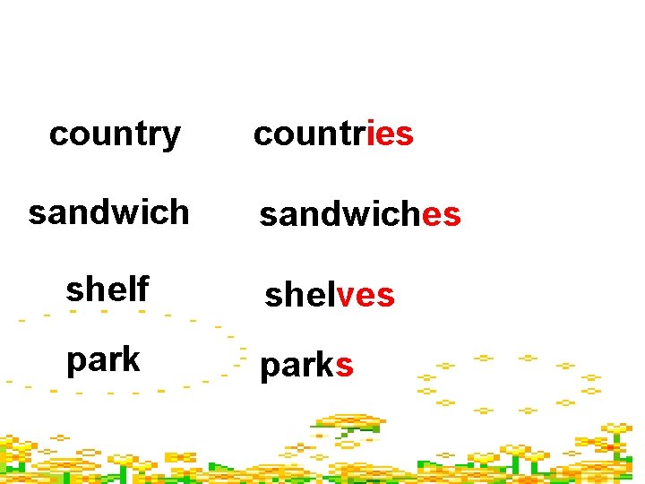 country sandwich countries sandwiches shelf shelves parks 