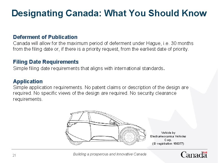 Designating Canada: What You Should Know Deferment of Publication Canada will allow for the