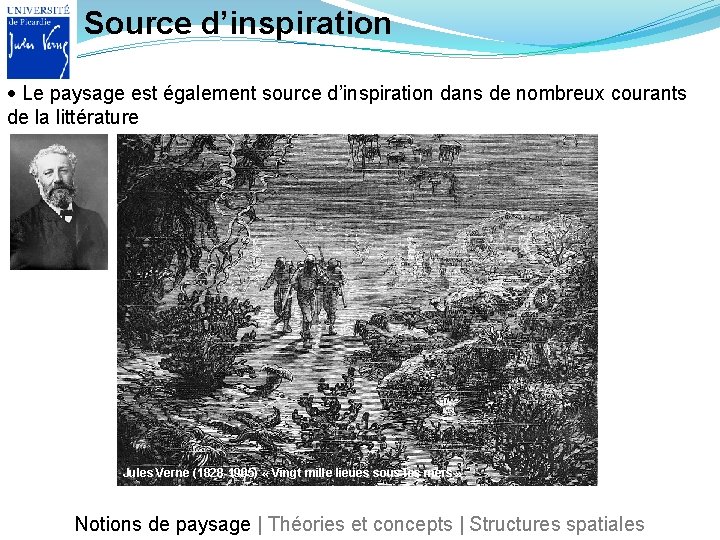 Source d’inspiration Le paysage est également source d’inspiration dans de nombreux courants de la