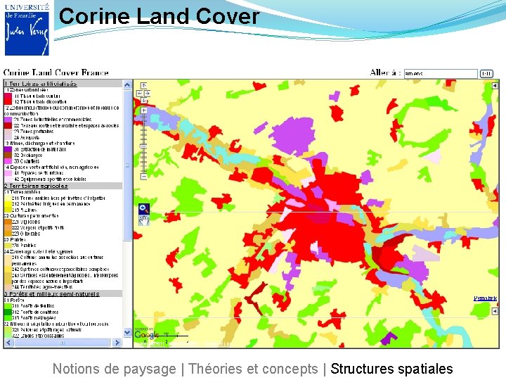 Corine Land Cover Notions de paysage | Théories et concepts | Structures spatiales 