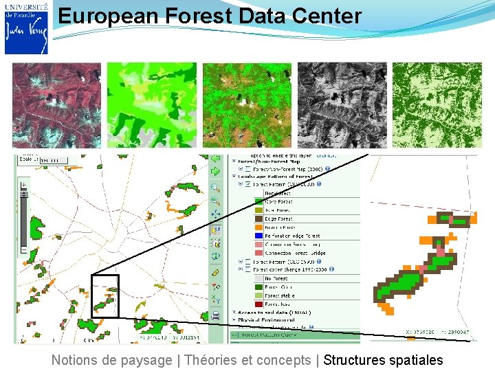 European Forest Data Center Notions de paysage | Théories et concepts | Structures spatiales