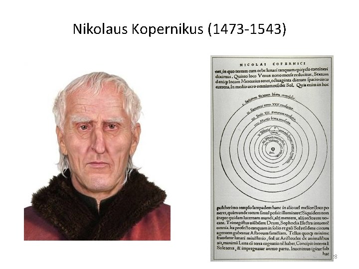 Nikolaus Kopernikus (1473 -1543) 28 