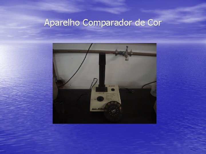 Aparelho Comparador de Cor 