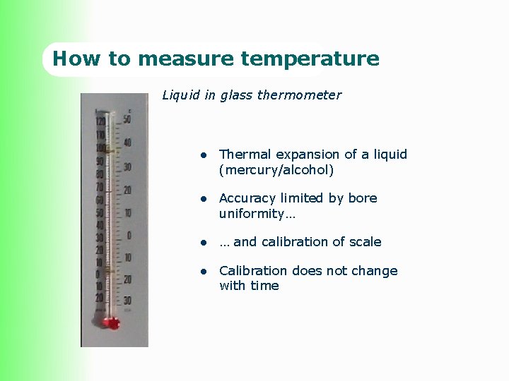 How to measure temperature Liquid in glass thermometer l Thermal expansion of a liquid