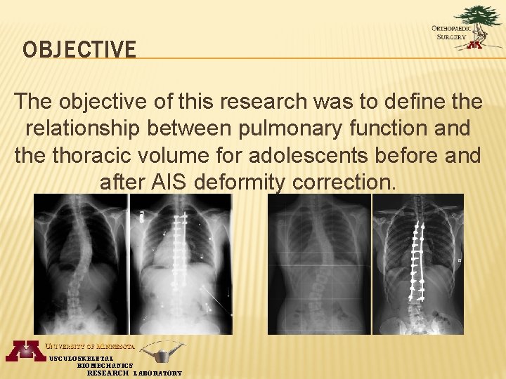 OBJECTIVE The objective of this research was to define the relationship between pulmonary function