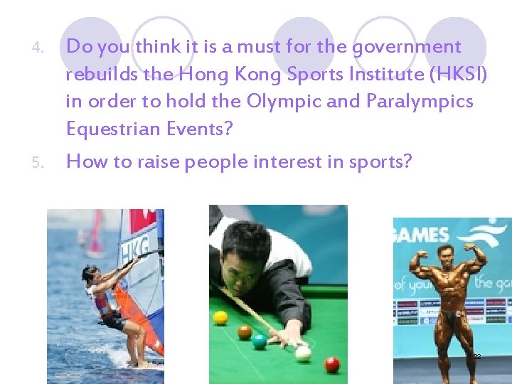 Do you think it is a must for the government rebuilds the Hong Kong