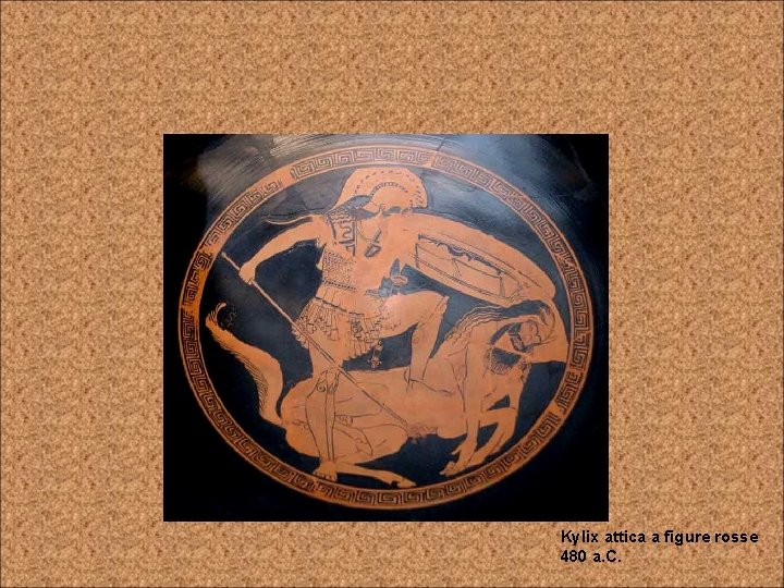 Kylix attica a figure rosse 480 a. C. 