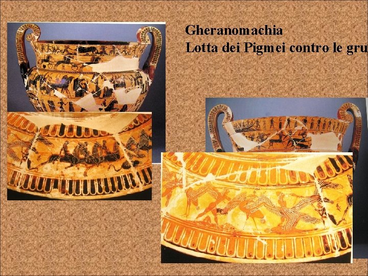 Gheranomachia Lotta dei Pigmei contro le gru 