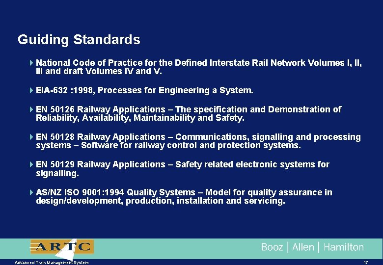 Guiding Standards 4 National Code of Practice for the Defined Interstate Rail Network Volumes