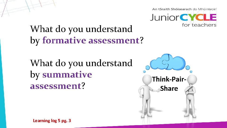 What do you understand by formative assessment? What do you understand by summative assessment?