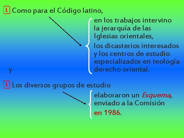 ¦Como para el Código latino, y en los trabajos intervino la jerarquía de las