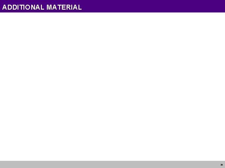 ADDITIONAL MATERIAL 34 