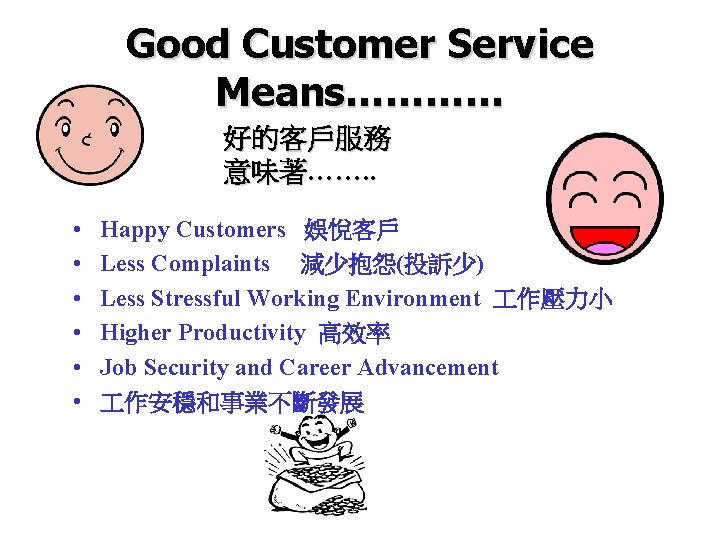 Objectives Of Training What Is Good Customer Service