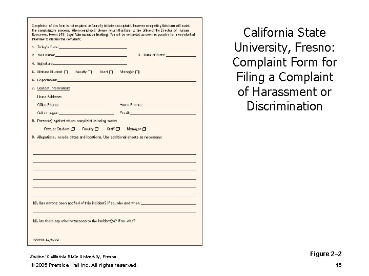 California State University, Fresno: Complaint Form for Filing a Complaint of Harassment or Discrimination California State University, Fresno: Complaint Form for Filing a Complaint of Harassment or Discrimination