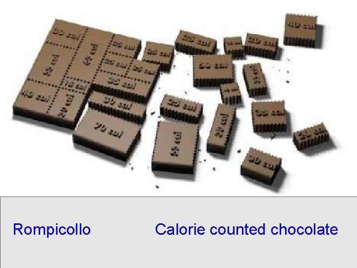 Rompicollo Calorie counted chocolate 