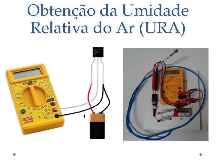 Obtenção da Umidade Relativa do Ar (URA) 