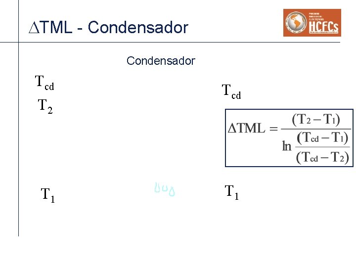 DTML - Condensador Tcd T 2 T 1 Tcd T 1 DTML - Condensador Tcd T 2 T 1 Tcd T 1