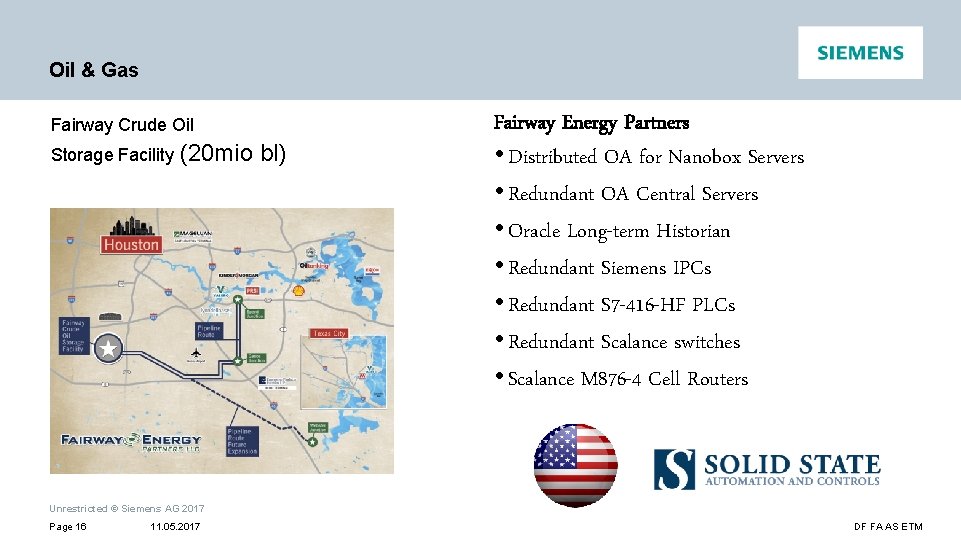 Oil & Gas Fairway Crude Oil Storage Facility (20 mio bl) Fairway Energy Partners