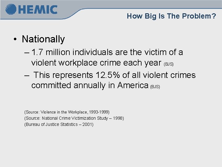 How Big Is The Problem? • Nationally – 1. 7 million individuals are the How Big Is The Problem? • Nationally – 1. 7 million individuals are the