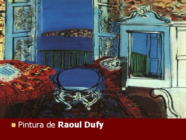 n Pintura de Raoul Dufy 