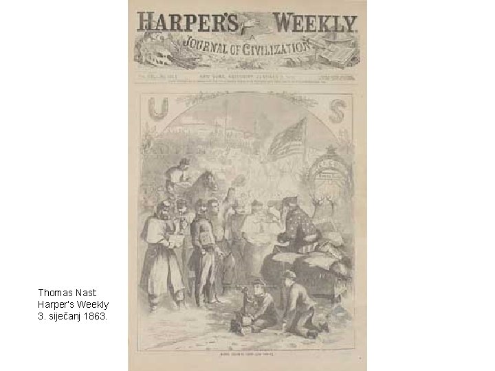 Thomas Nast: Harper’s Weekly 3. siječanj 1863. 